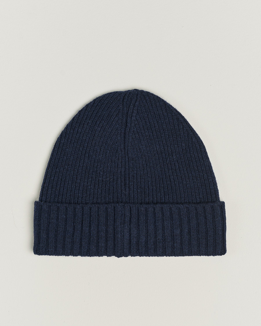 GANT Wool Lined Beanie Marine