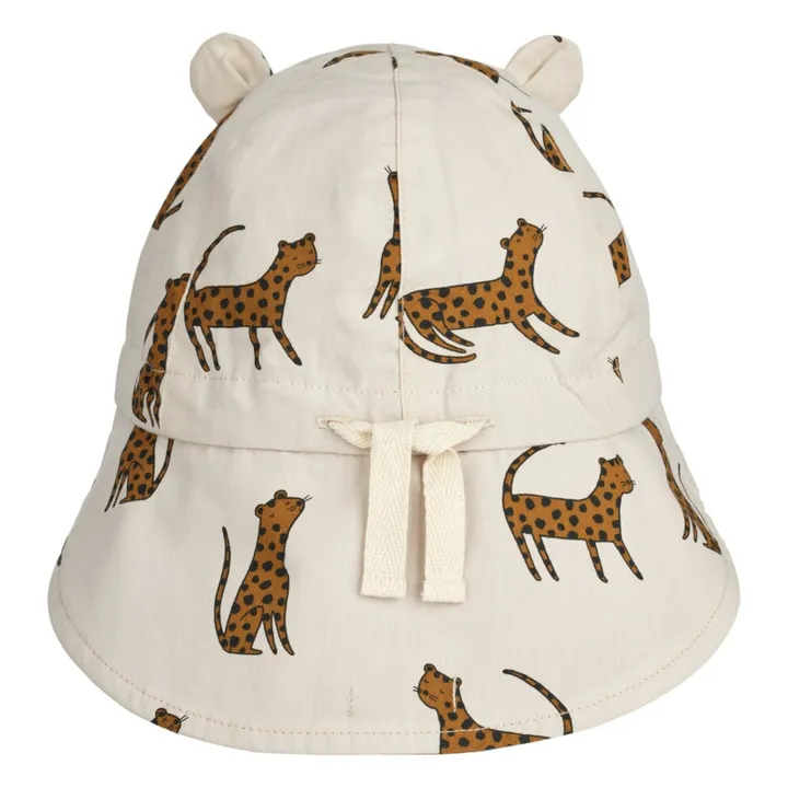 Liewood Chapeau Anti-UV Reversible Coton Bio Gorm | Ecru