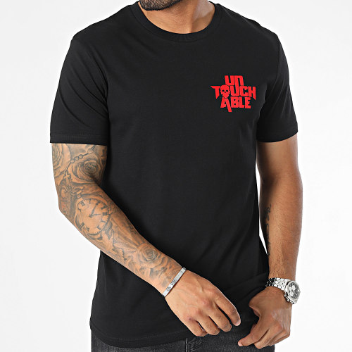 Tee Shirt Logo Velvet Noir Rouge