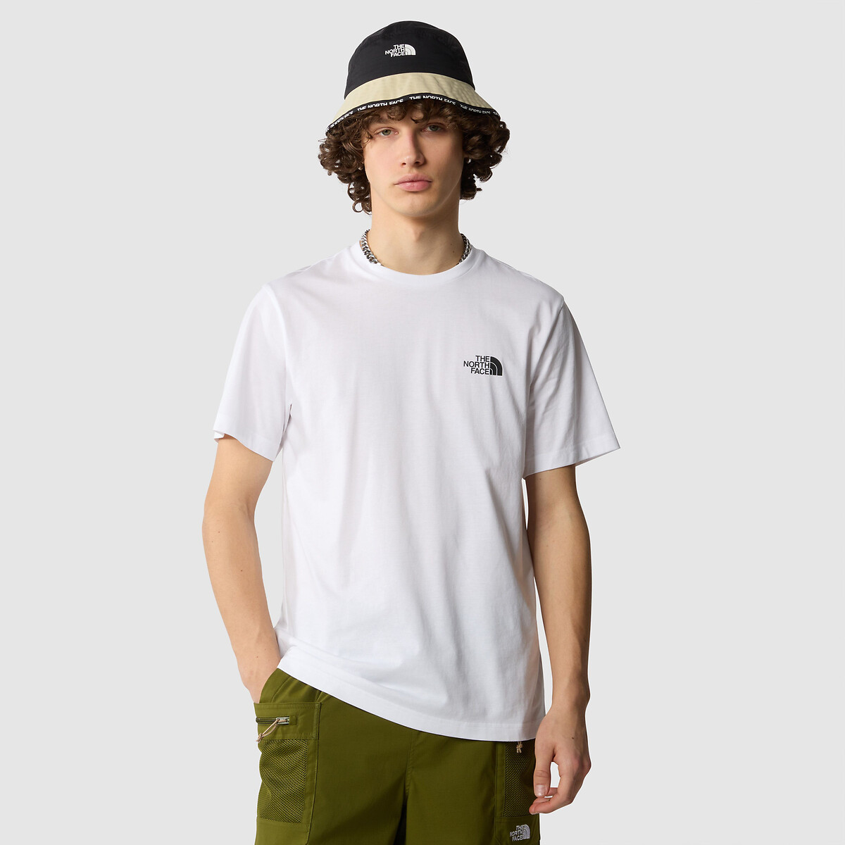 THE NORTH FACE<br>Camiseta Simple Dome com logo pequeno