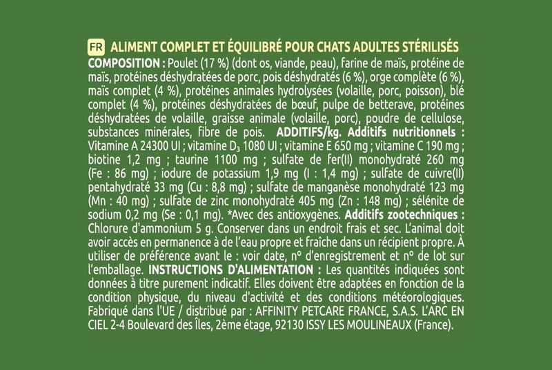 Ultima Chat Stérilisé Protection Urinaire poulet