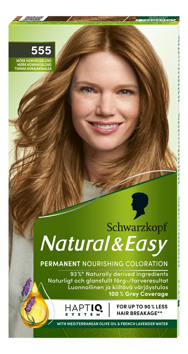 Schwarzkopf Natural & Easy 555 Mørk Honning Blond