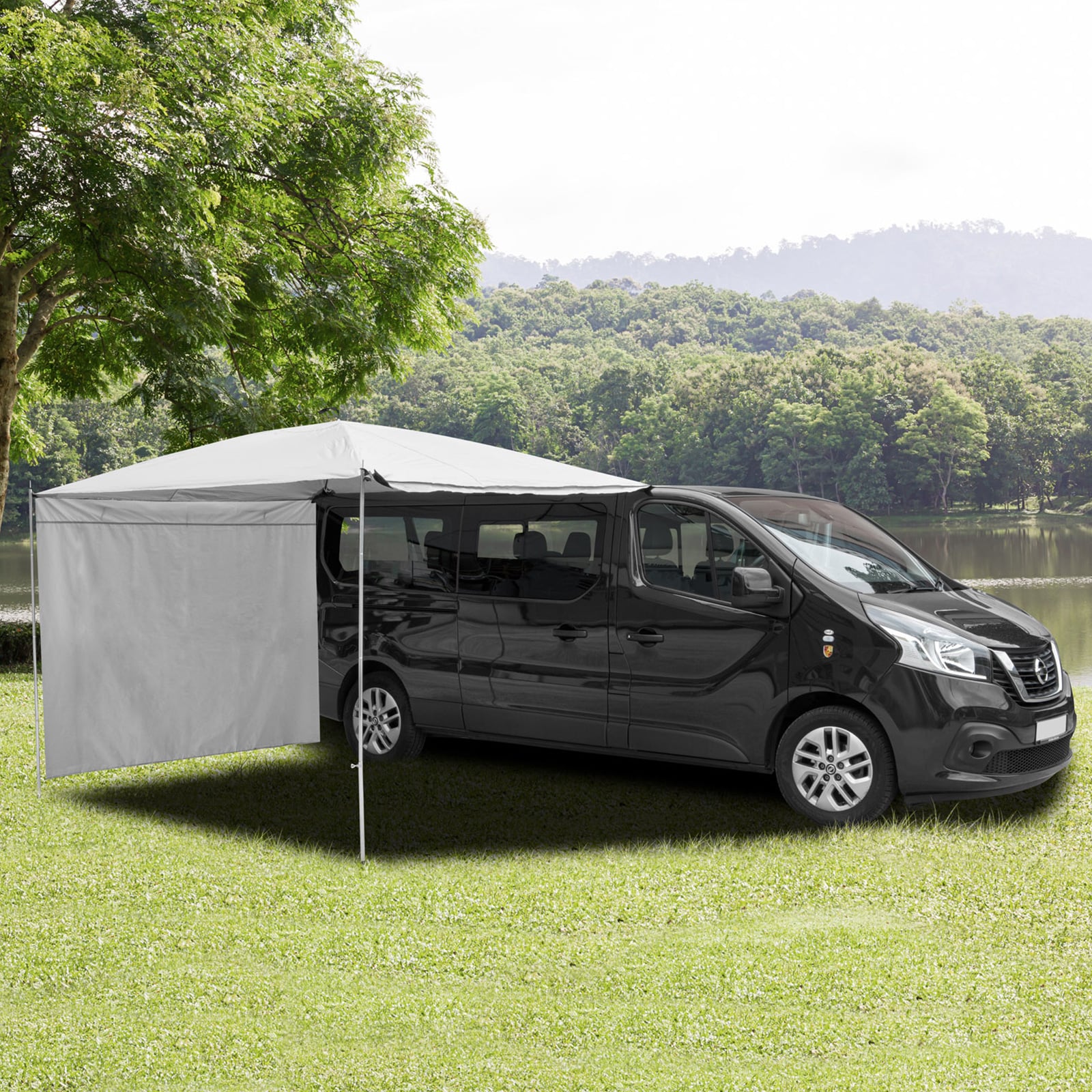 BRUNNER 2er Set Seitenwand Van Shell Sonnenschutz Wohnwagen Wohnmobil Bus 240 cm
