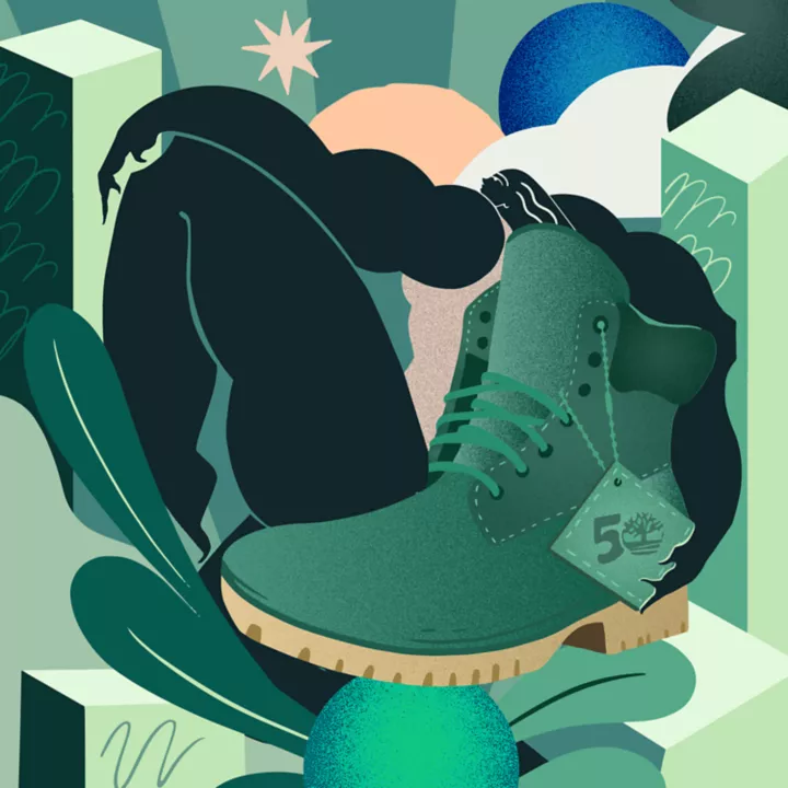 Timberland 50th Edition Premium 6-Inch Boot imperméables pour femme en vert