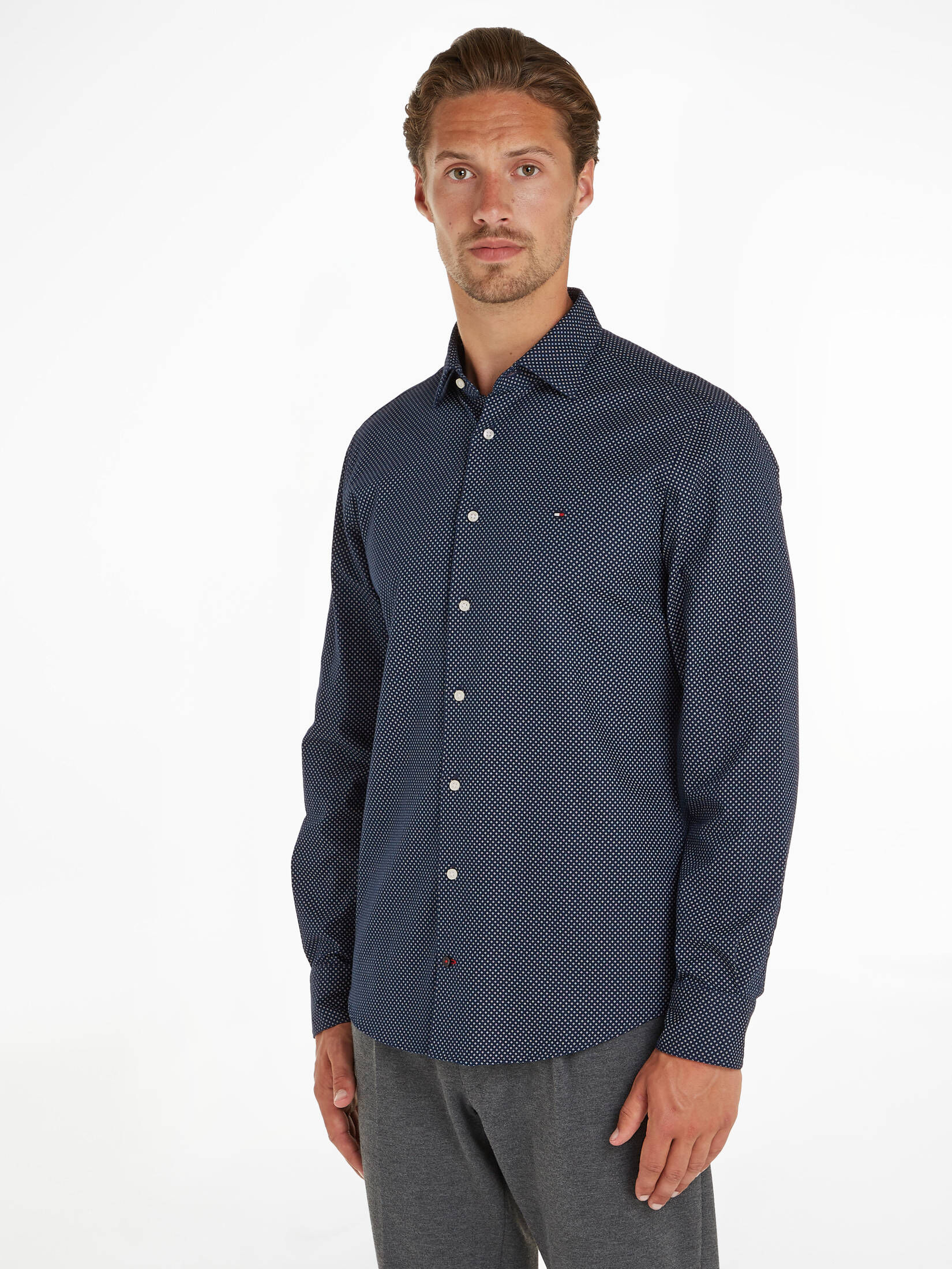 Tommy Hilfiger| Herren Hemd DOBBY