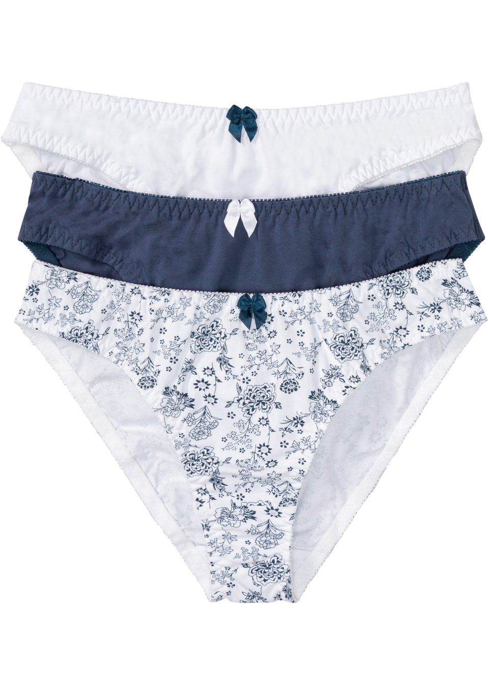Lot de 3 slips à imprimé fantaisie