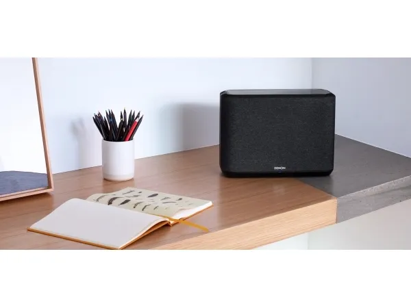 Denon Home 250 - Højttaler - trådløs - Ethernet, Fast Ethernet, Bluetooth, Wi-Fi - App-kontrolleret - 2-vejs - sort