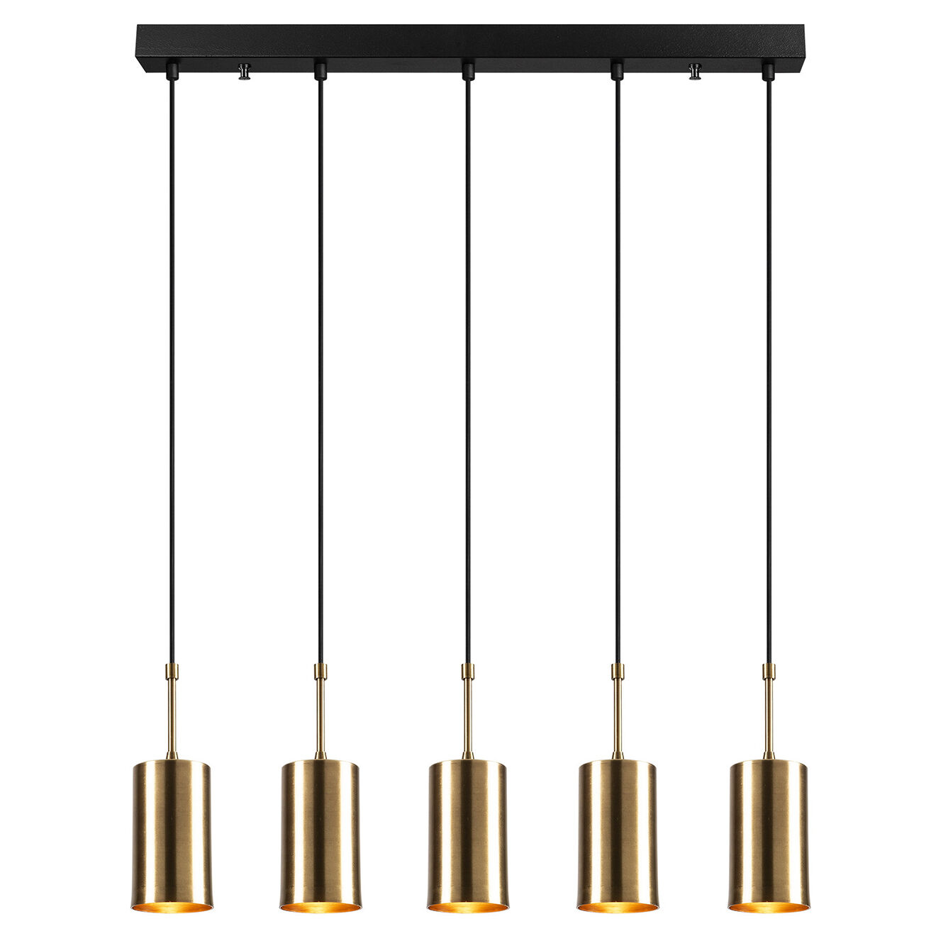 Opviq Suspension Kem noir/doré - 79x9x120 cm
