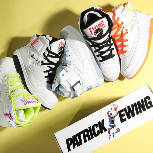 Baskets Montantes Ewing 33 Hi 1BM01117 White Black Chinese Red