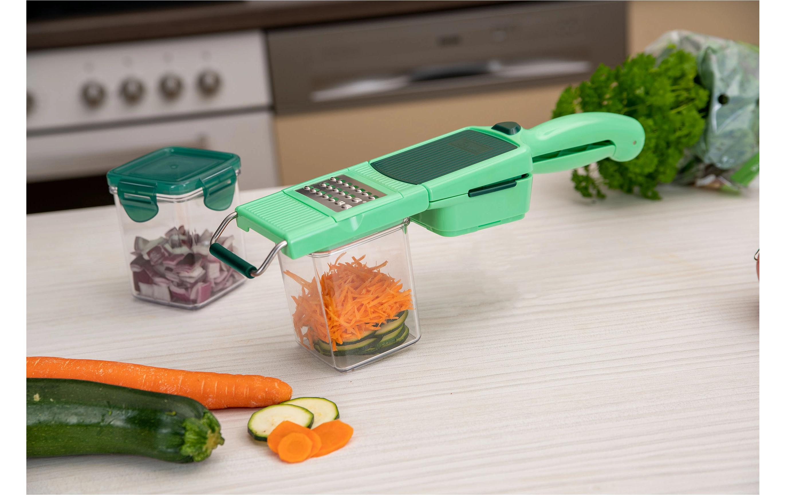 Gemüseschneider Nicer Dicer Quick Professional Grün12-teiliges Schneid-Set für schnelles und flexibles Kochen
