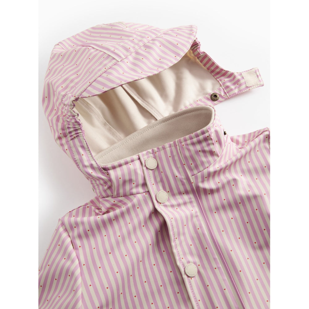 Køb MarMar Rainwear Pink Stripe October Jakke