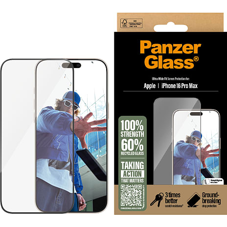 PanzerGlass skærmbeskyttelse iPhone 16 Pro Max