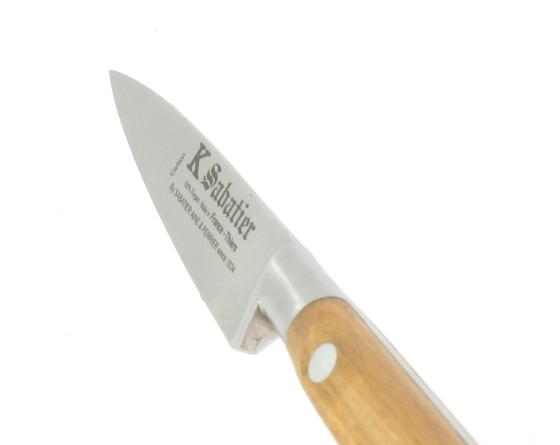 Office 7 cm - Acier Carbone - Manche Olivier Couteaux de cuisine professionnel