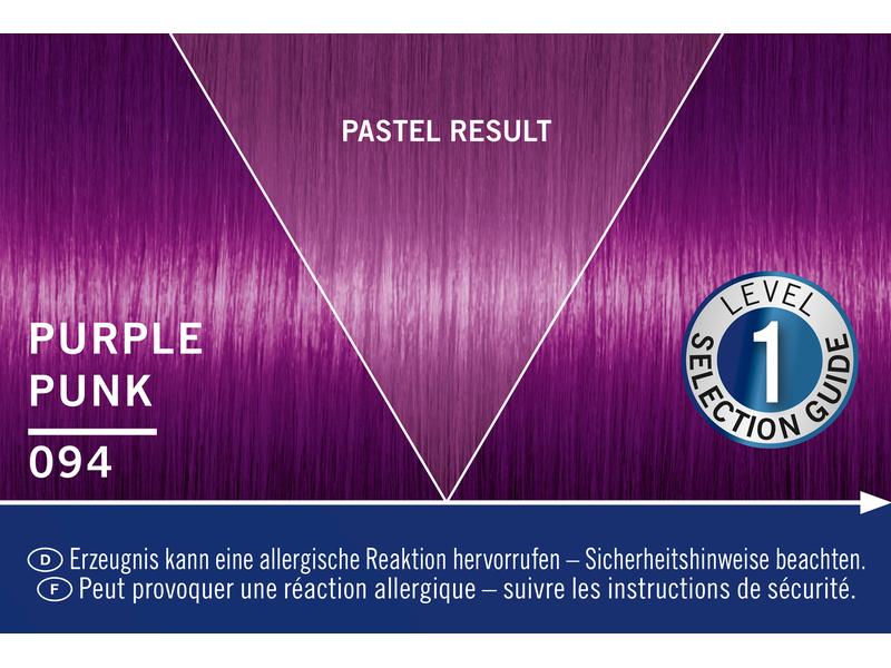 Schwarzkopf LIVE Haarcoloration Ultra Brights 094 Purple Pu Intensive oder pastelle Haarfarbe je nach Wahl