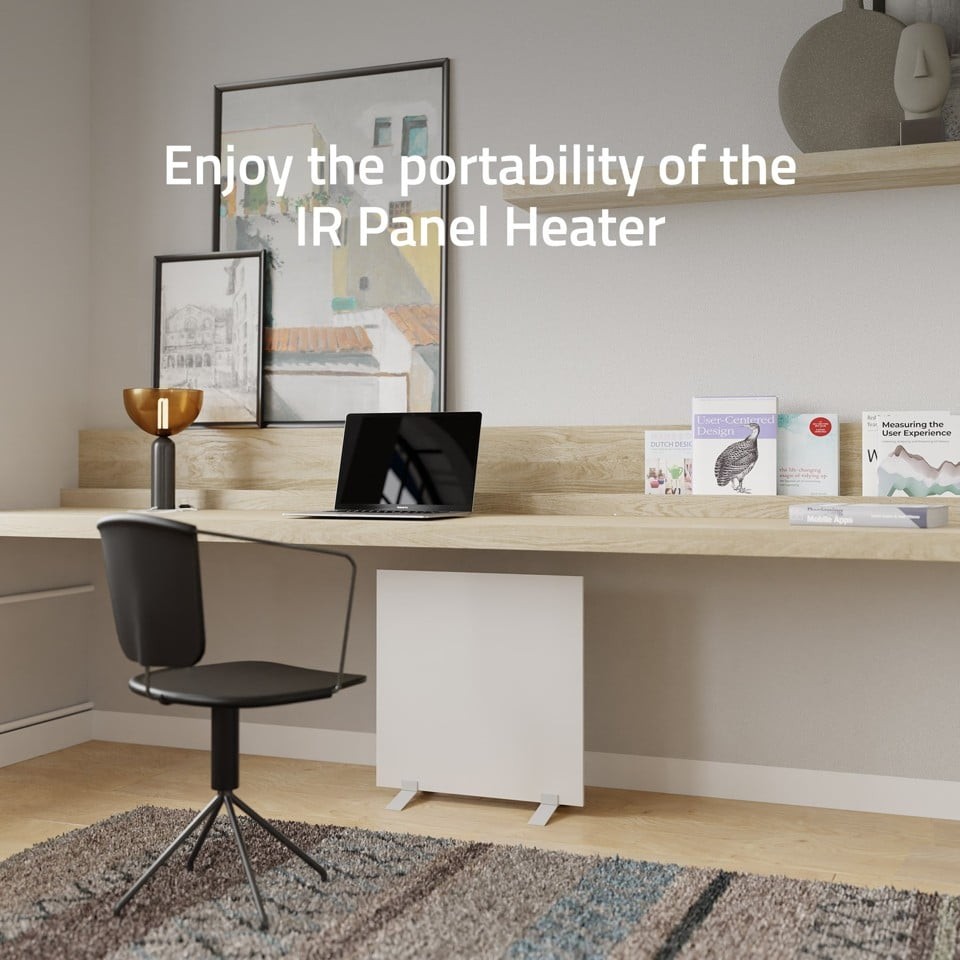 Hombli - Energipakke med 350W varmepanel + Smart Socket Promo Pack (3 stk)