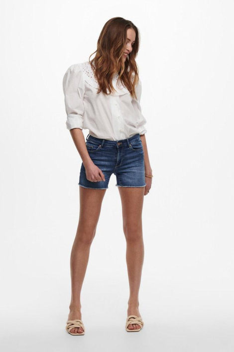 Only blauwe dames korte broek
