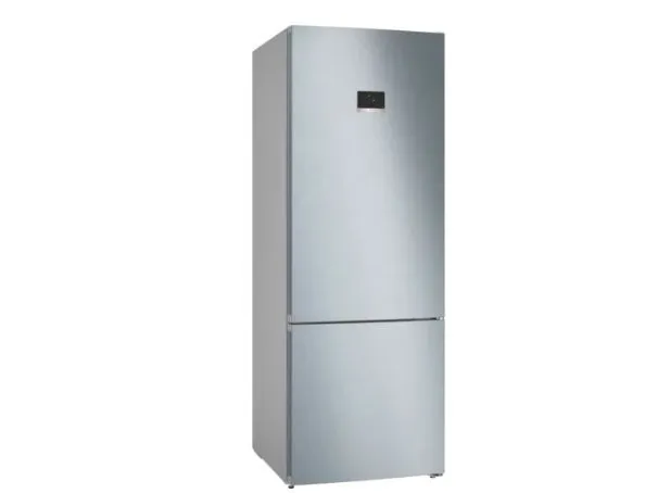 Bosch Serie | 4 KGN56XLEB - Køleskab/fryser - bund-fryser - bredde: 70 cm - dybde: 80 cm - højde: 193 cm - 508 liter - Klasse E - inox-look