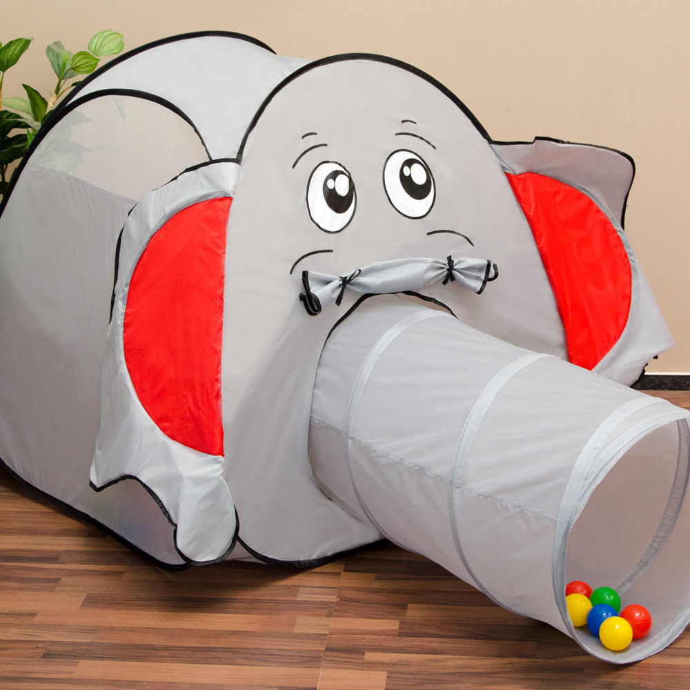 Spielset Kinderspielzelt Jumbo inkl. 200 Bällebadbällen | Spielzelt Spielhaus für Jungen und Mädchen