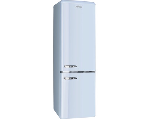 Amica KGCR 387 100 L koel-vriescombinatie, afmetingen (B x H x D): 55 x 181 x 61,5 cm, koelvak: 181 l, vriesvak: 63 l