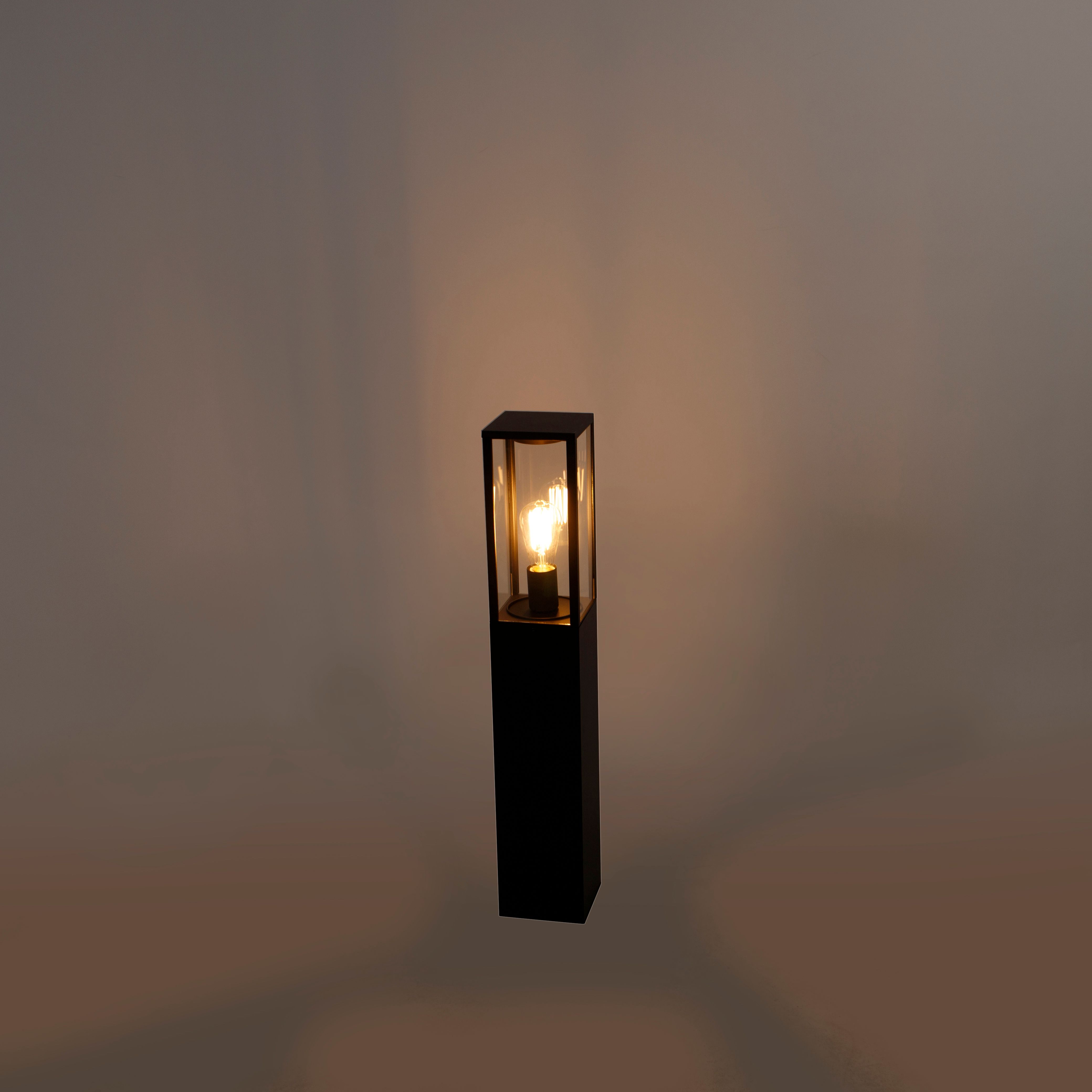 Industriële staande buitenlamp zwart 80 cm IP44 - Charlois