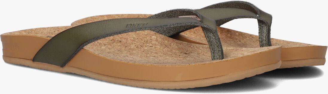 REEF groene reef teenslippers cushion court