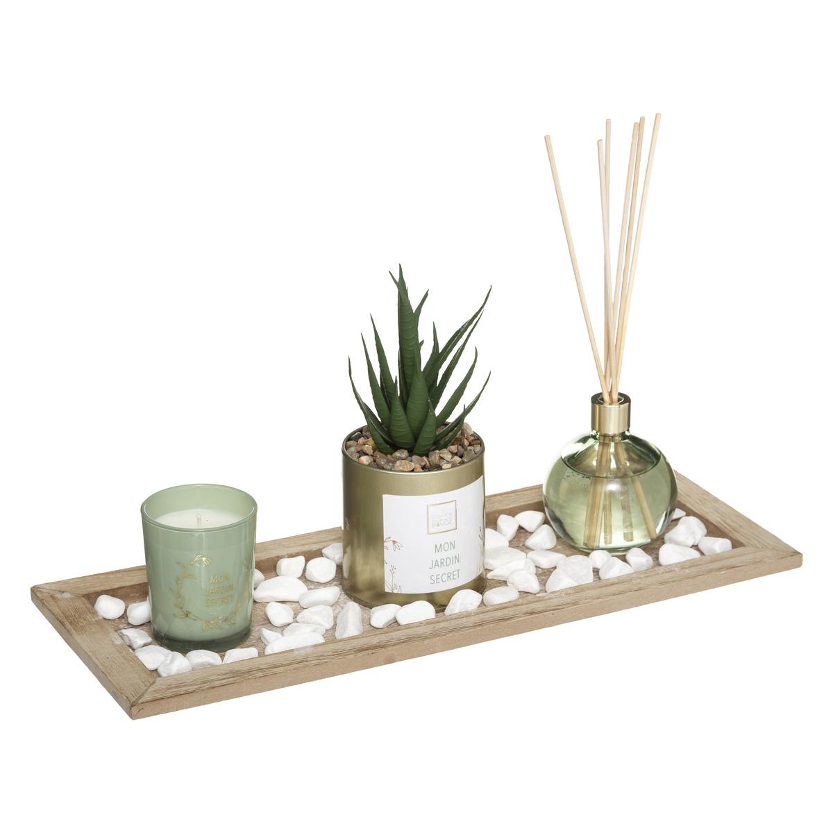 COFFRET SENTEUR PLAT JARDIN EUCALYPTUS
