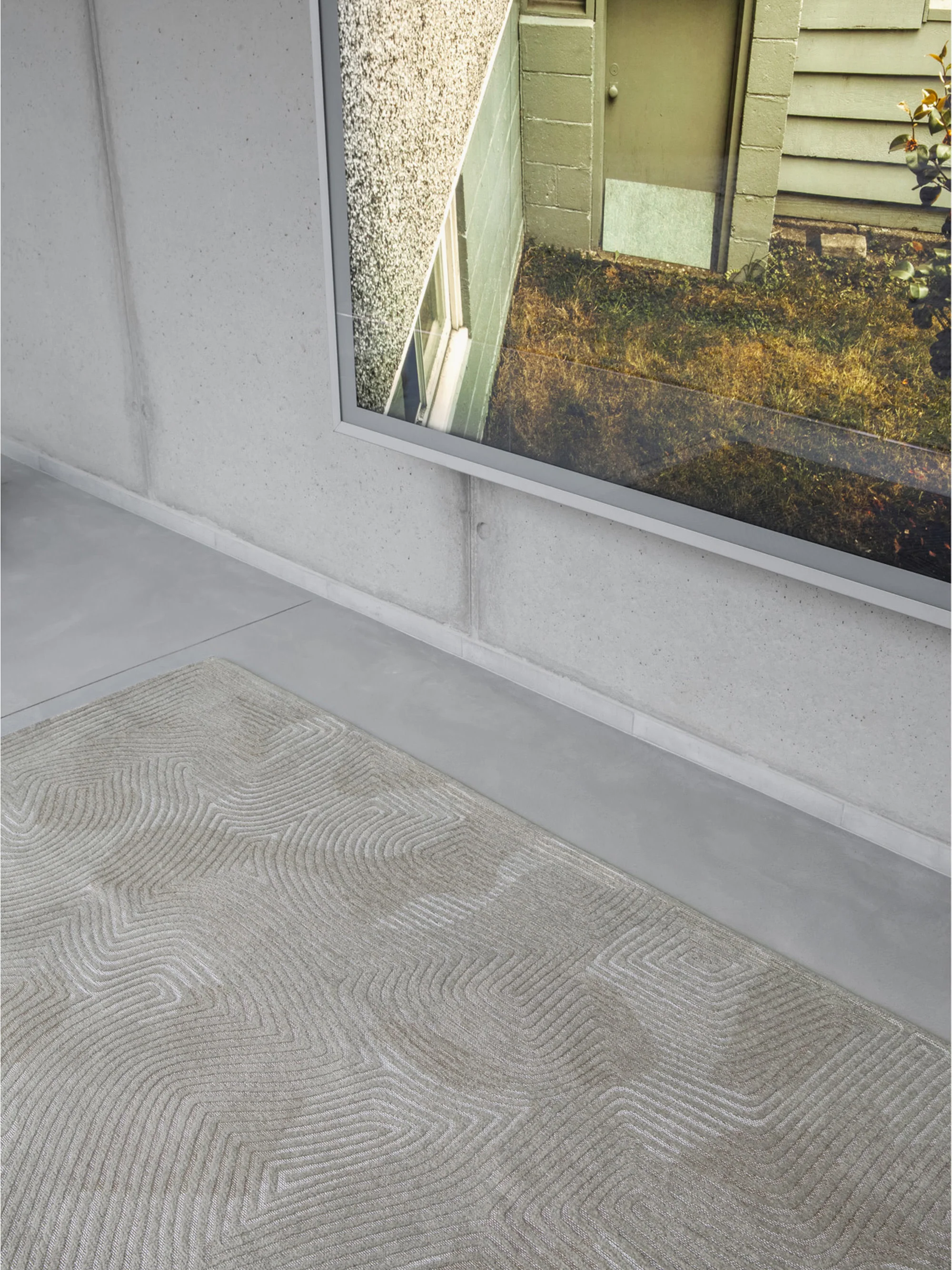 Wasbaar jacquard in- & outdoor vloerkleed Coral