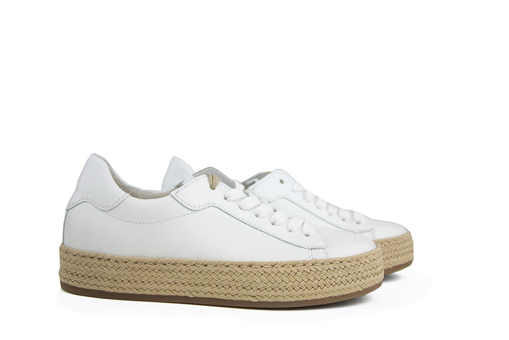 Gabor Sneaker Weiss Cervo Jute