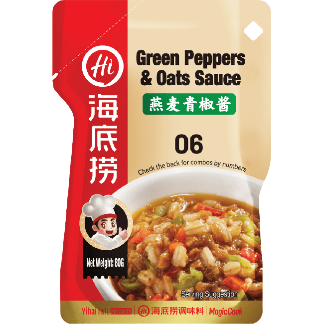 Hi Saus met Groene Peper & Haver Smaak 80g