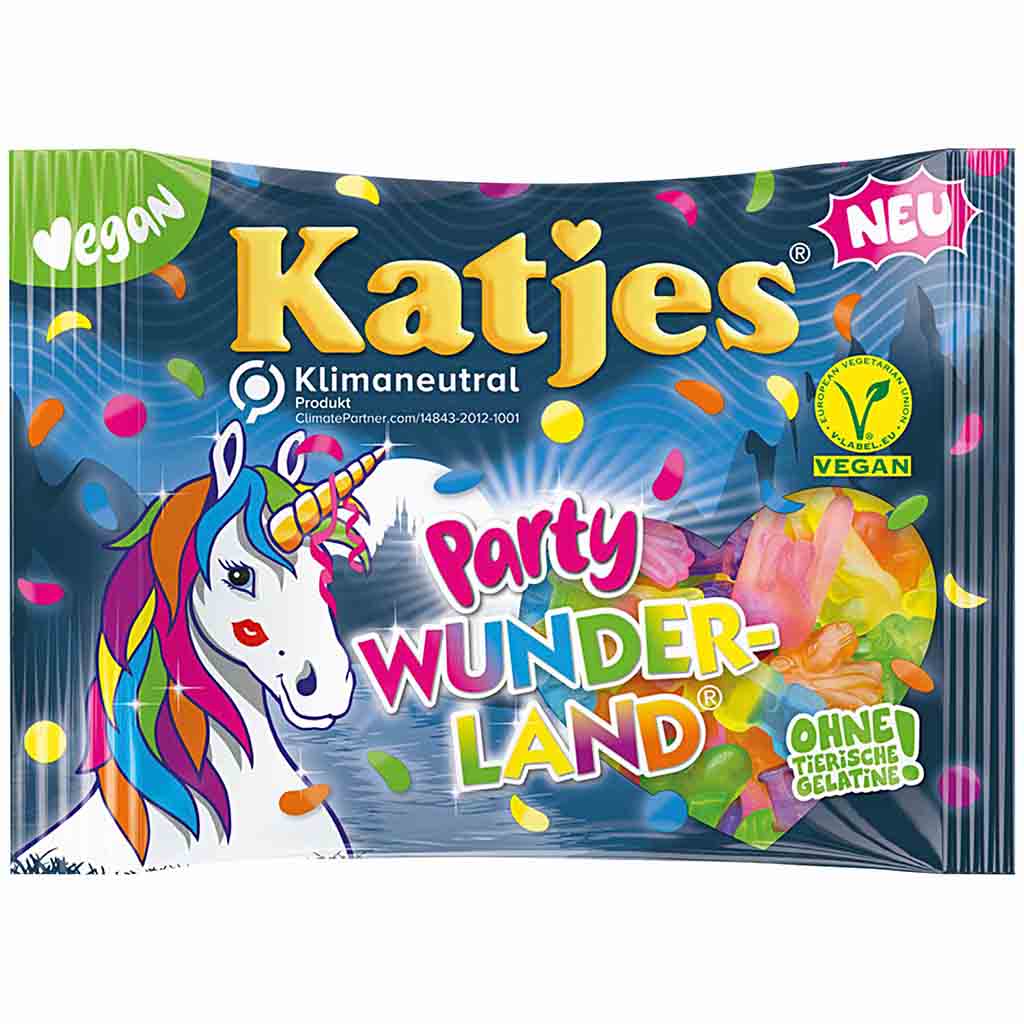 Katjes Fruchtgummi Party Wunderland 175g MHD:30.11.25