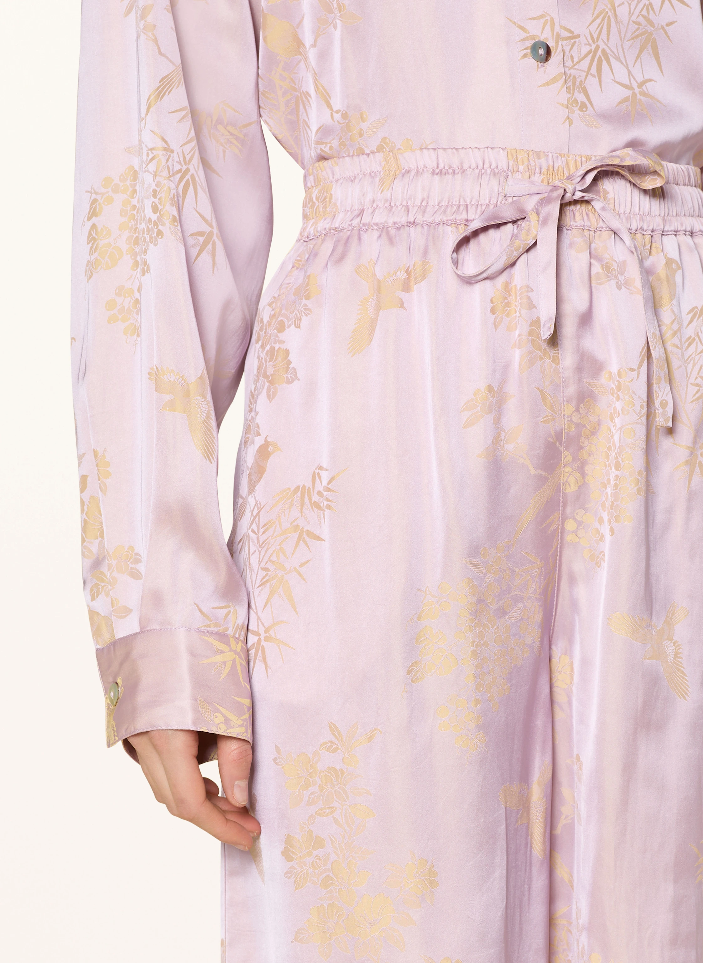ELIAS RUMELIS Marlenehose SILKA aus Satin
