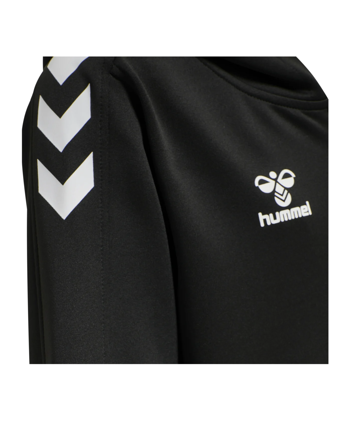 Hummel hmlCORE XK Kapuzenjacke Kids Schwarz F2001