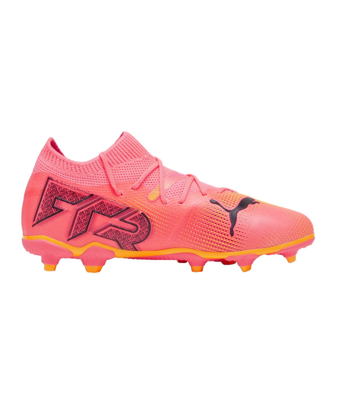 PUMA FUTURE 7 Match FG/AG Jr Kids The Forever Faster Rosa Schwarz F03