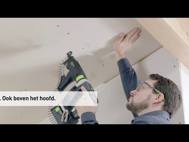 Festool DURADRIVE DWC 18-2500-Basic 18V Li-Ion accu bandschroefmachine body in systainer - 18Nm - 55mm - koolborstelloos