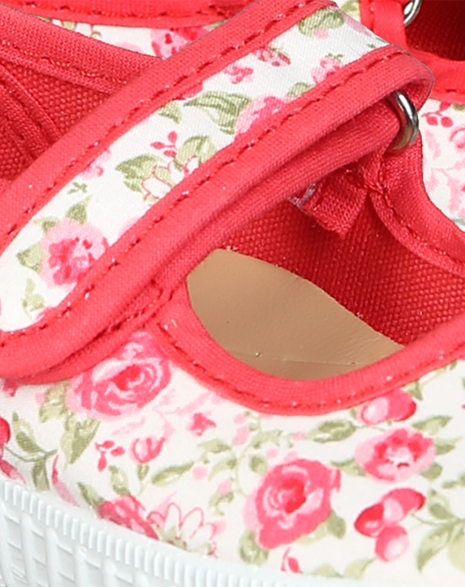 Canvas-Spangenschuhe FLOR in koralle