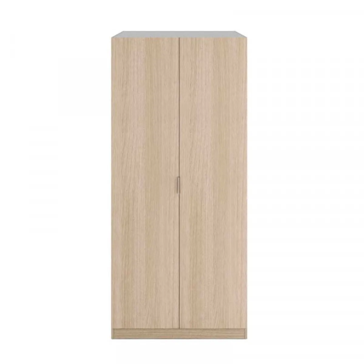 Dansmamaison Armoire 2 portes battantes Chêne clair - LUCIA