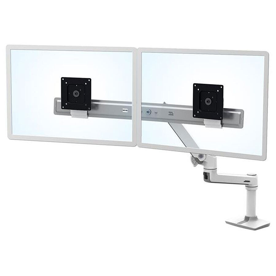 Ergotron LX Dual Direct Blanc