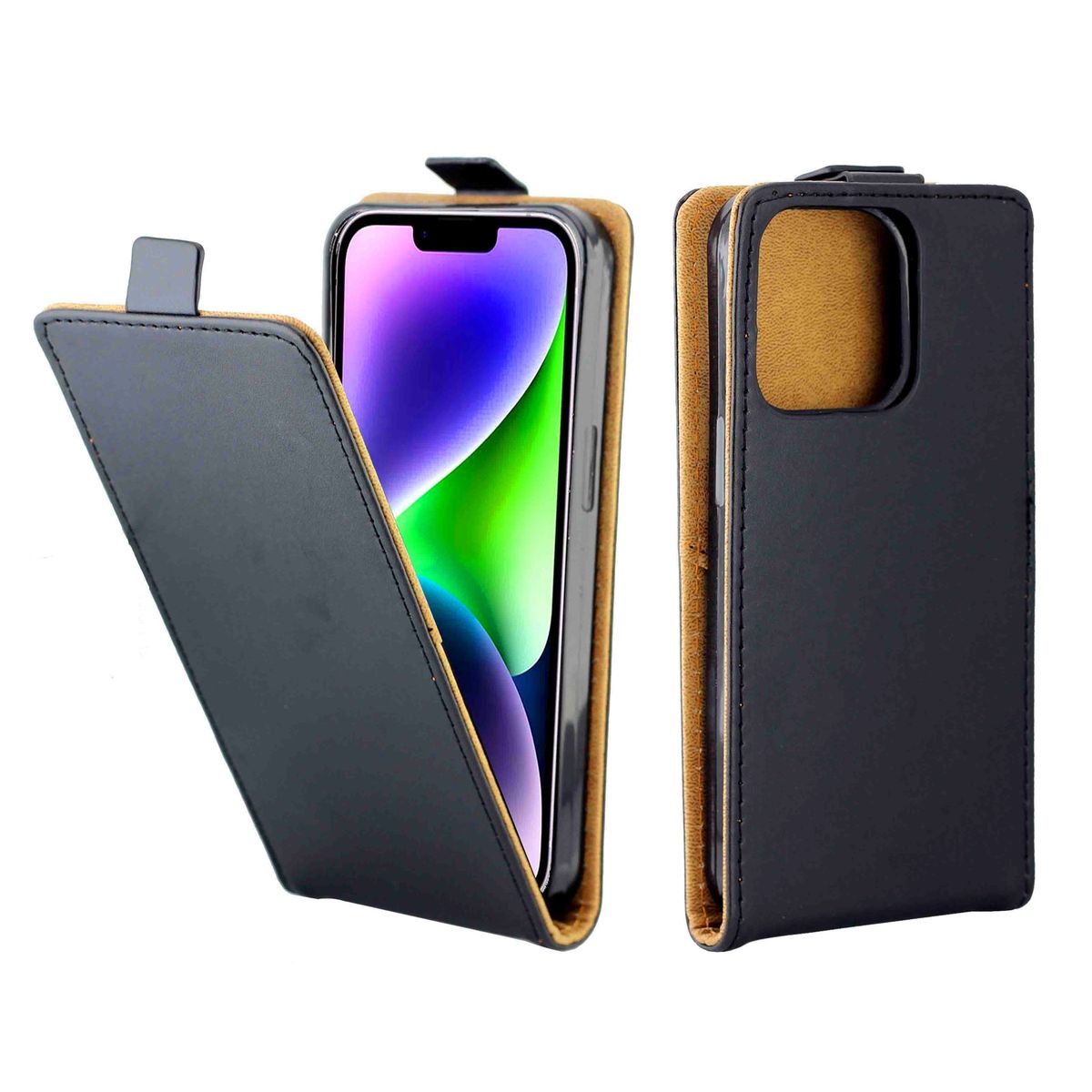 Schutz Handy Hülle für Apple iPhone 15 Plus Flip Case Cover Klapp Tasche Etuis