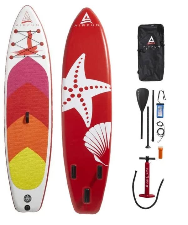 AIRFUN Paddleboard, 305x76x15 cm, red