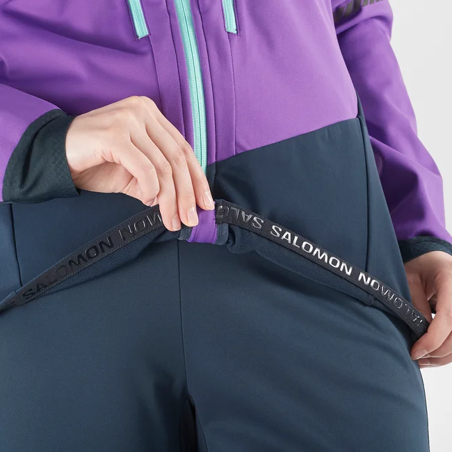 MTN  Windjacke mit Kapuze durchgehendem Reißverschluss Damen