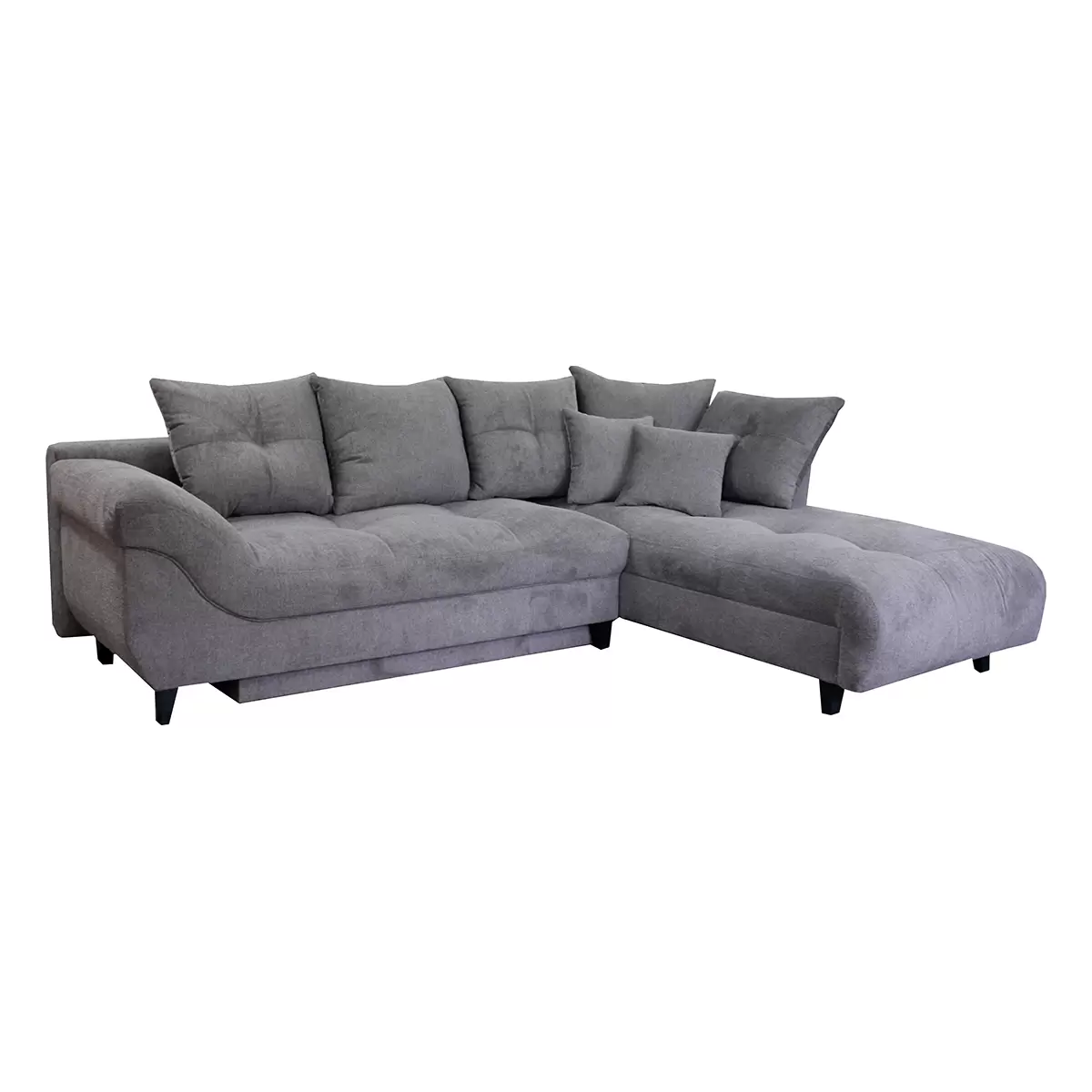 Ecksofa Mendoza 125 x 241 Grau