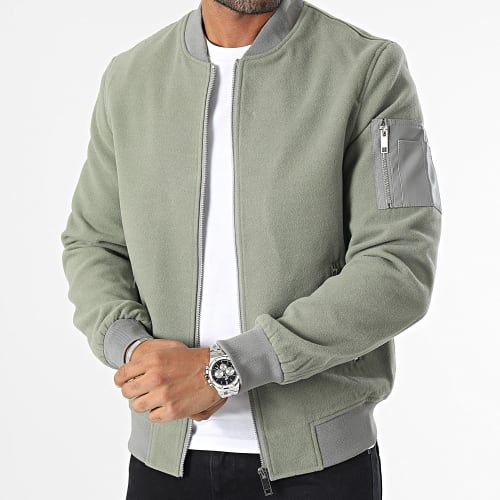 Veste Bomber Vert Kaki