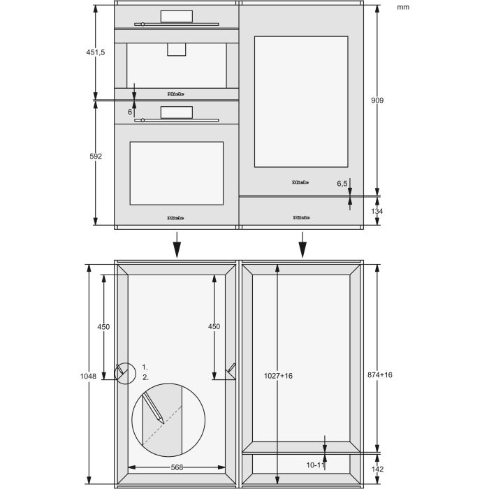 Miele Einlegeboden ENB 1060