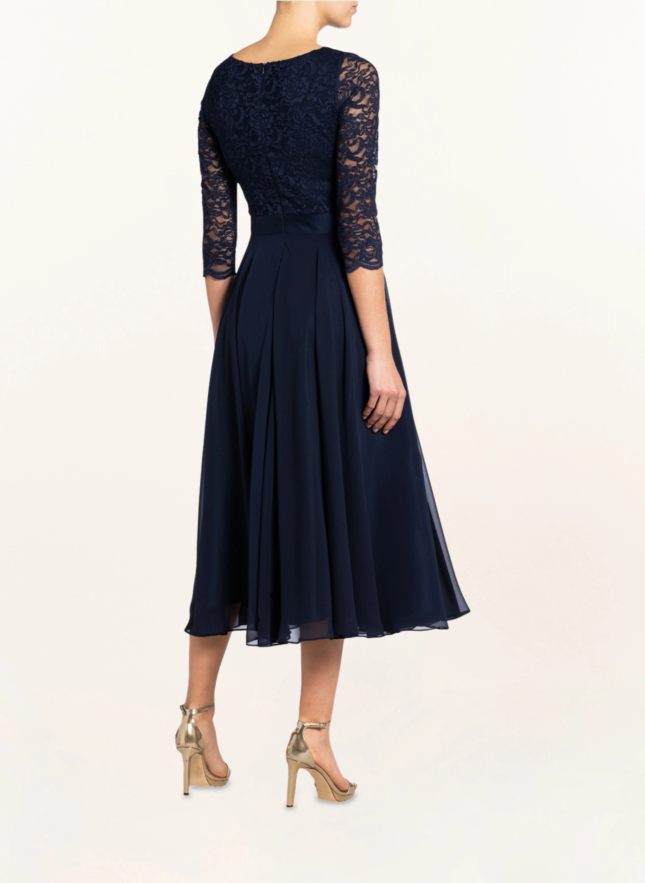 SWING Cocktailkleid mit Spitzenbesatz