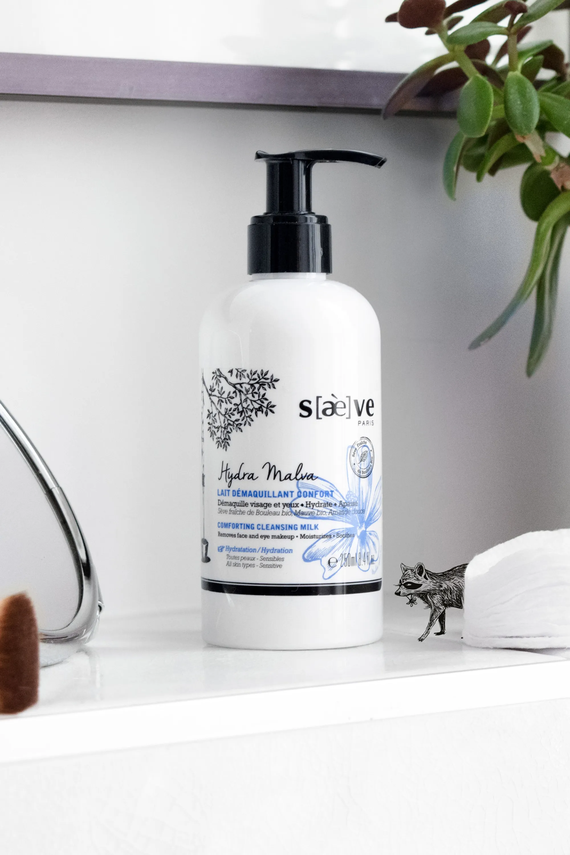Saeve Lait démaquillant confort Hydra Malva-250 ml