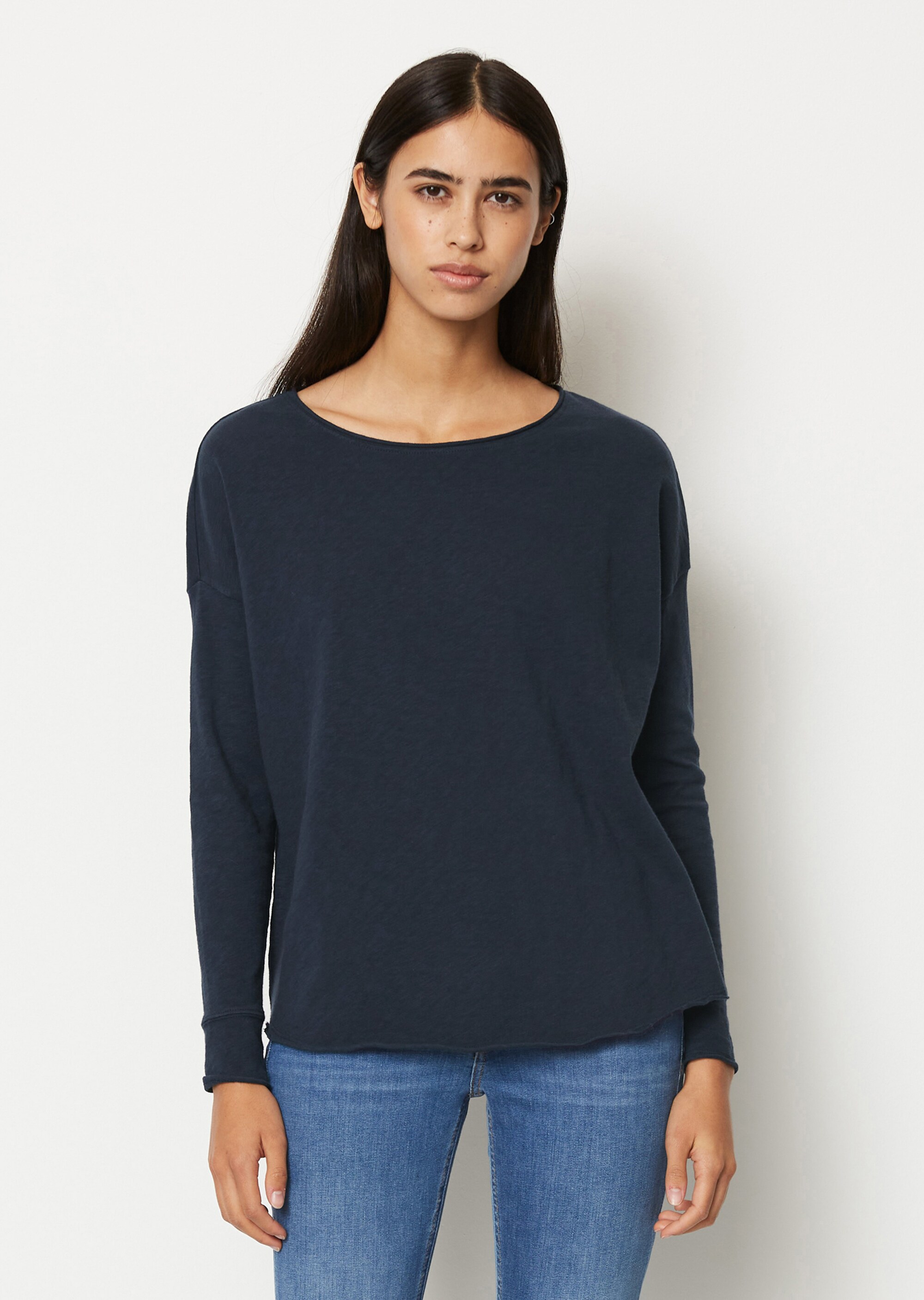 Longsleeve oversizeaus Heavy-Slubjersey