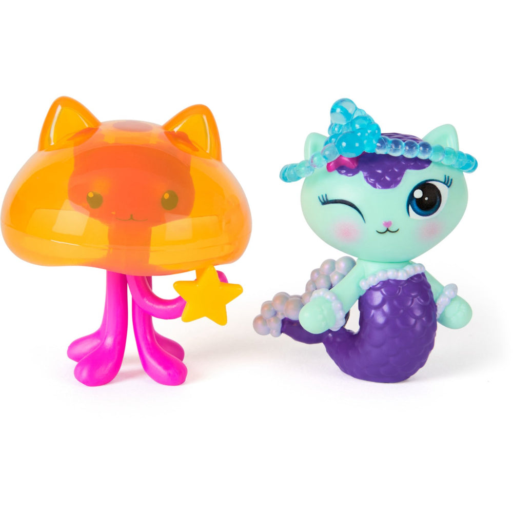 Køb Gabby's Dollhouse Film 2-Pak Figur Havkat & Kat Jelly Fisk