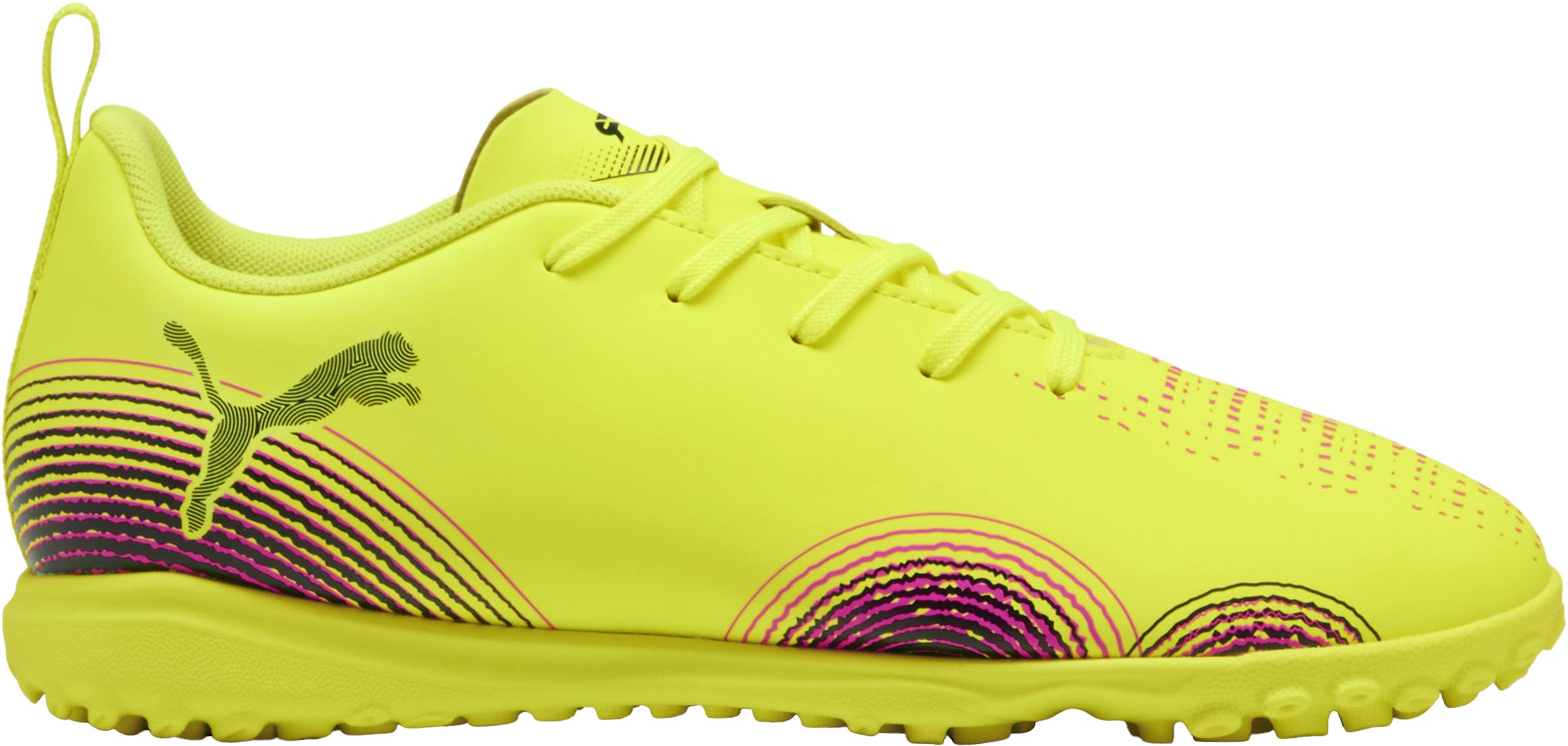 Future 8 Play TT Junior Yellow Alert/PUMA Black/Sun Struck