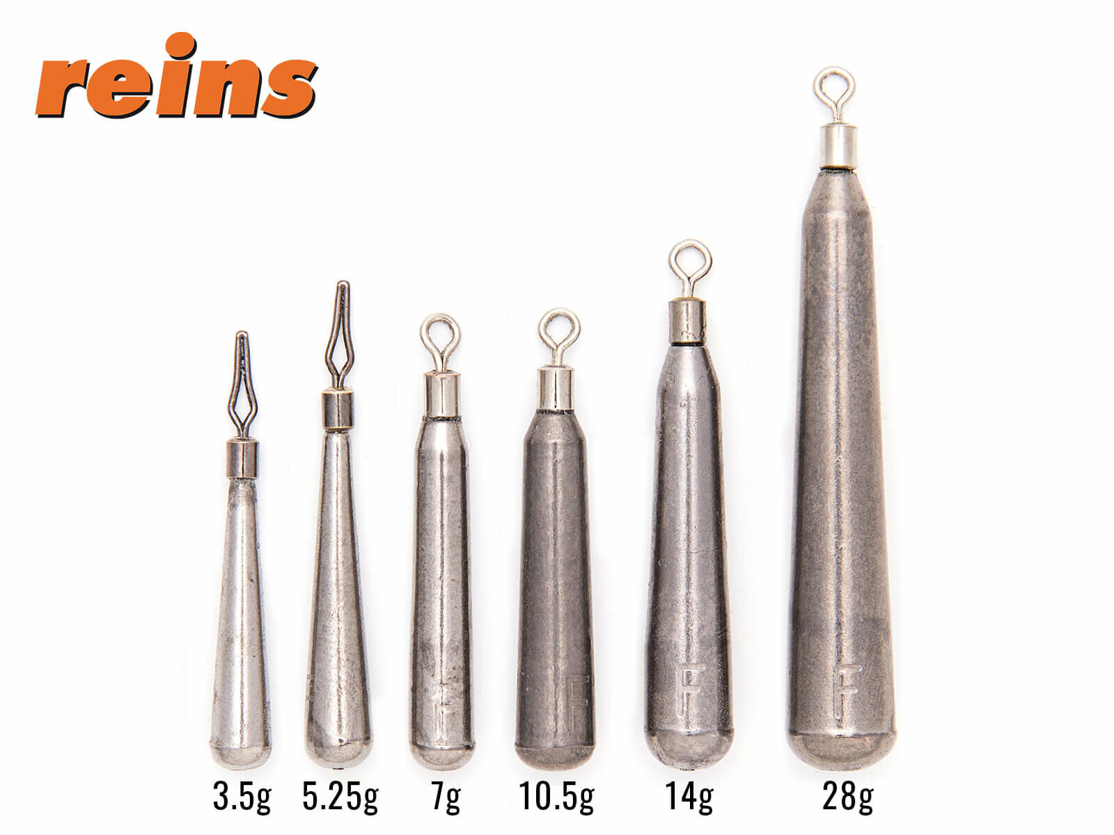 REINS Tungsten DS Sinker - Slim 7.0g (3 Stk.)