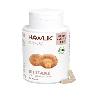 HAWLIK Shiitake Pulverkapseln, 120 Stück
